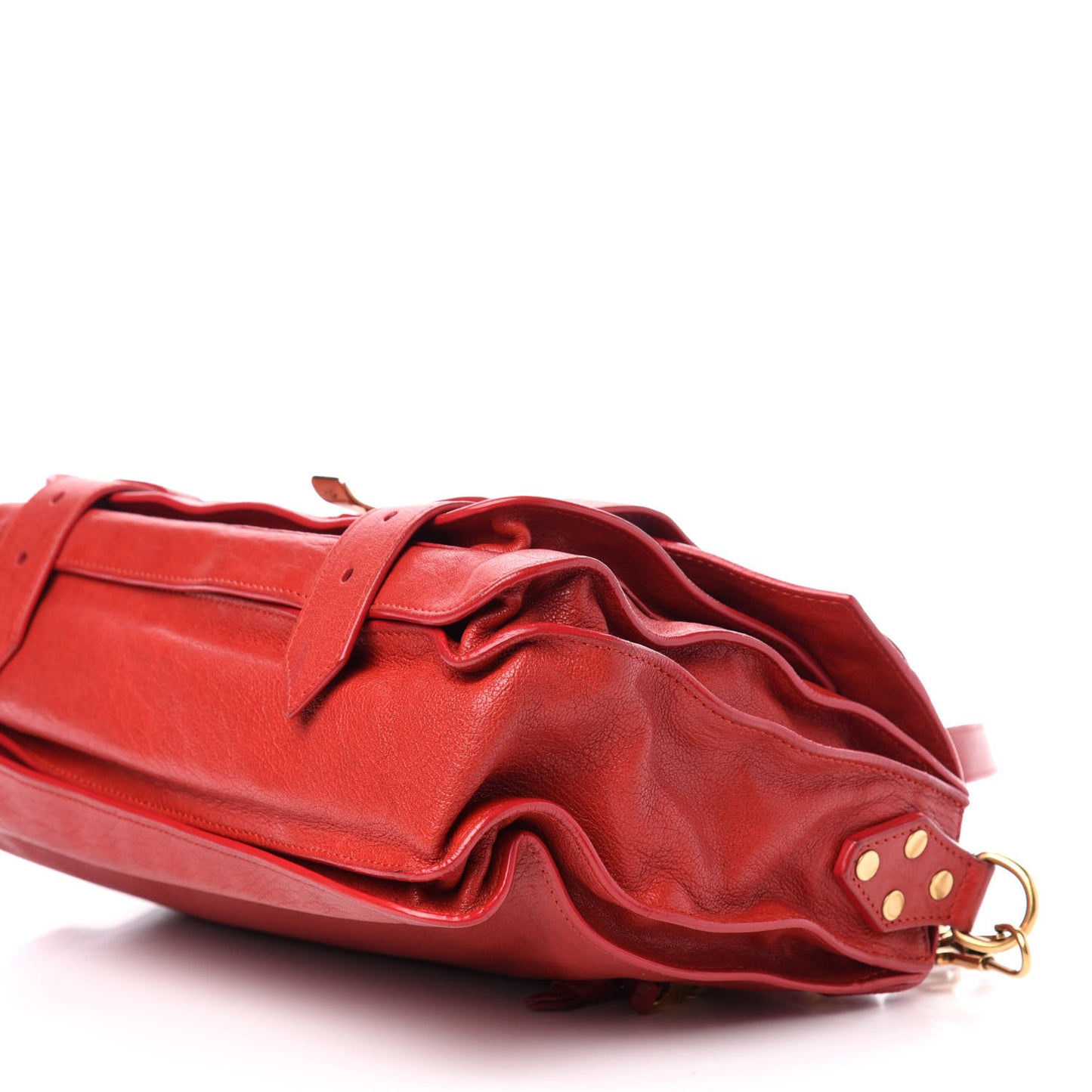 Lambskin Medium PS1 Satchel Red