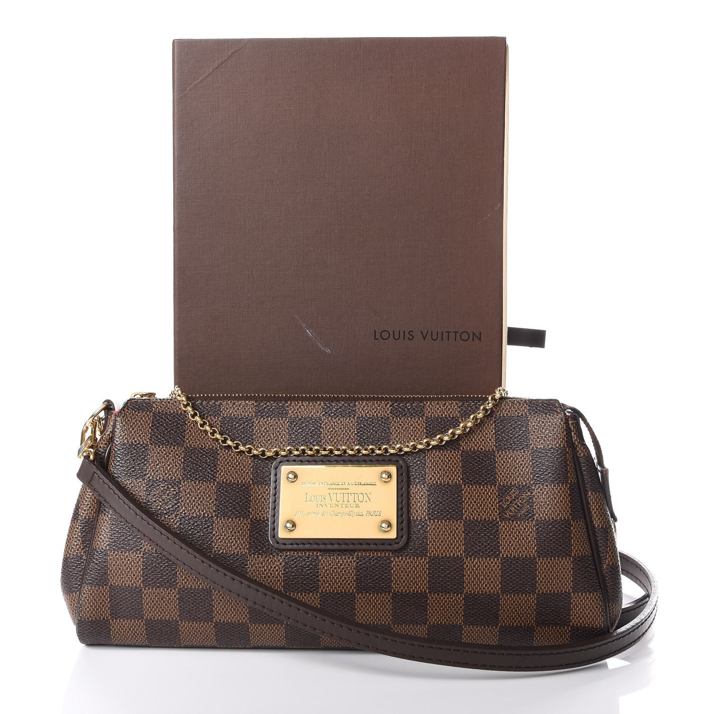 Damier Ebene Eva Clutch