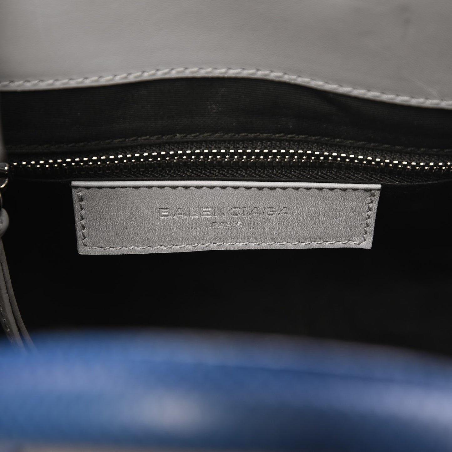 Smooth Calfskin Acrochord Mini All Afternoon Gris Cyan