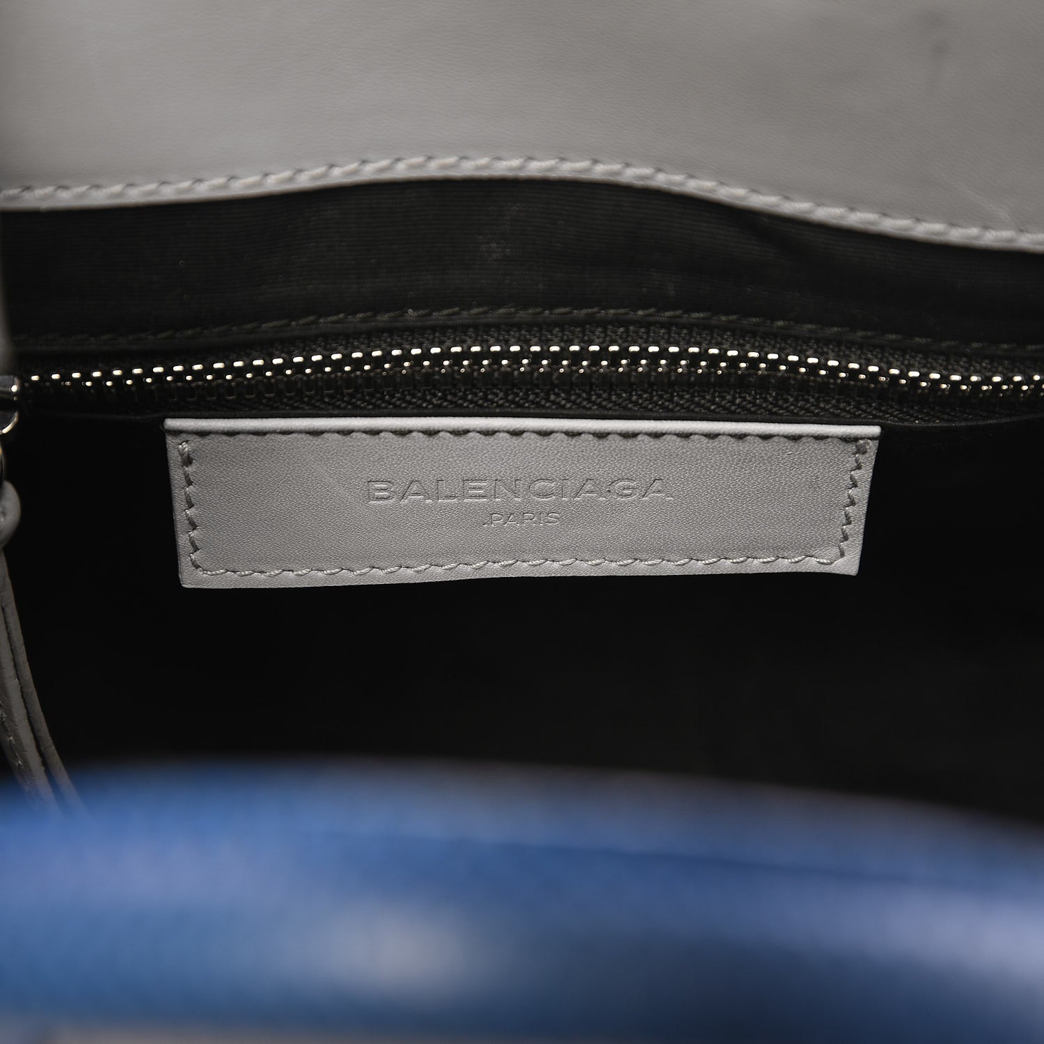 Balenciaga Smooth Calfskin Acrochord Mini All Afternoon Gris Cyan 7 of 10