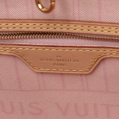 Louis Vuitton Damier Azur Neo Neverfull MM Rose Ballerine 9 of 13