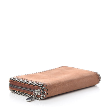 Stella McCartney Shaggy Deer Falabella Zip Around Wallet Brandy 4 of 6