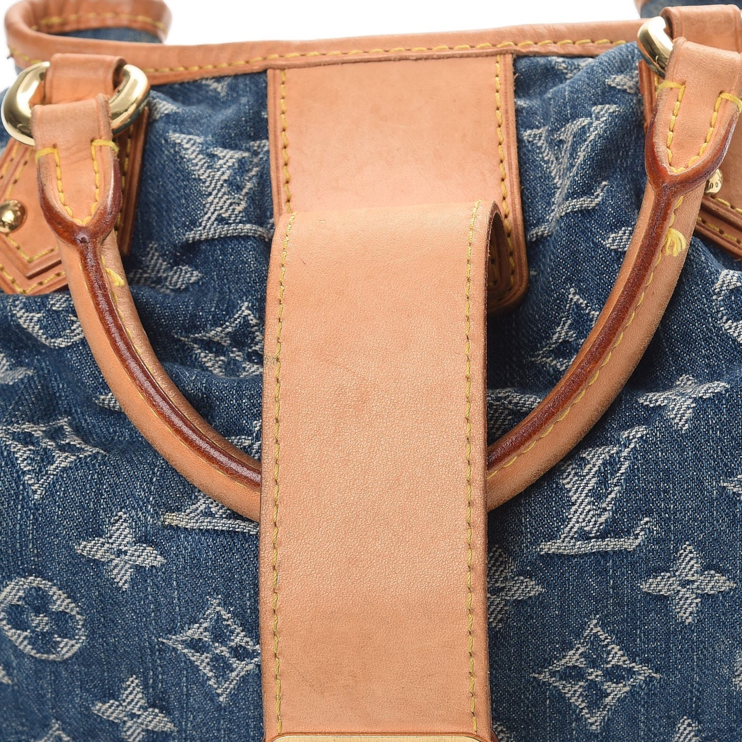 Monogram Denim Pleaty Blue
