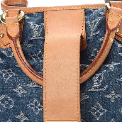 Louis Vuitton Monogram Denim Pleaty Blue 10 of 11