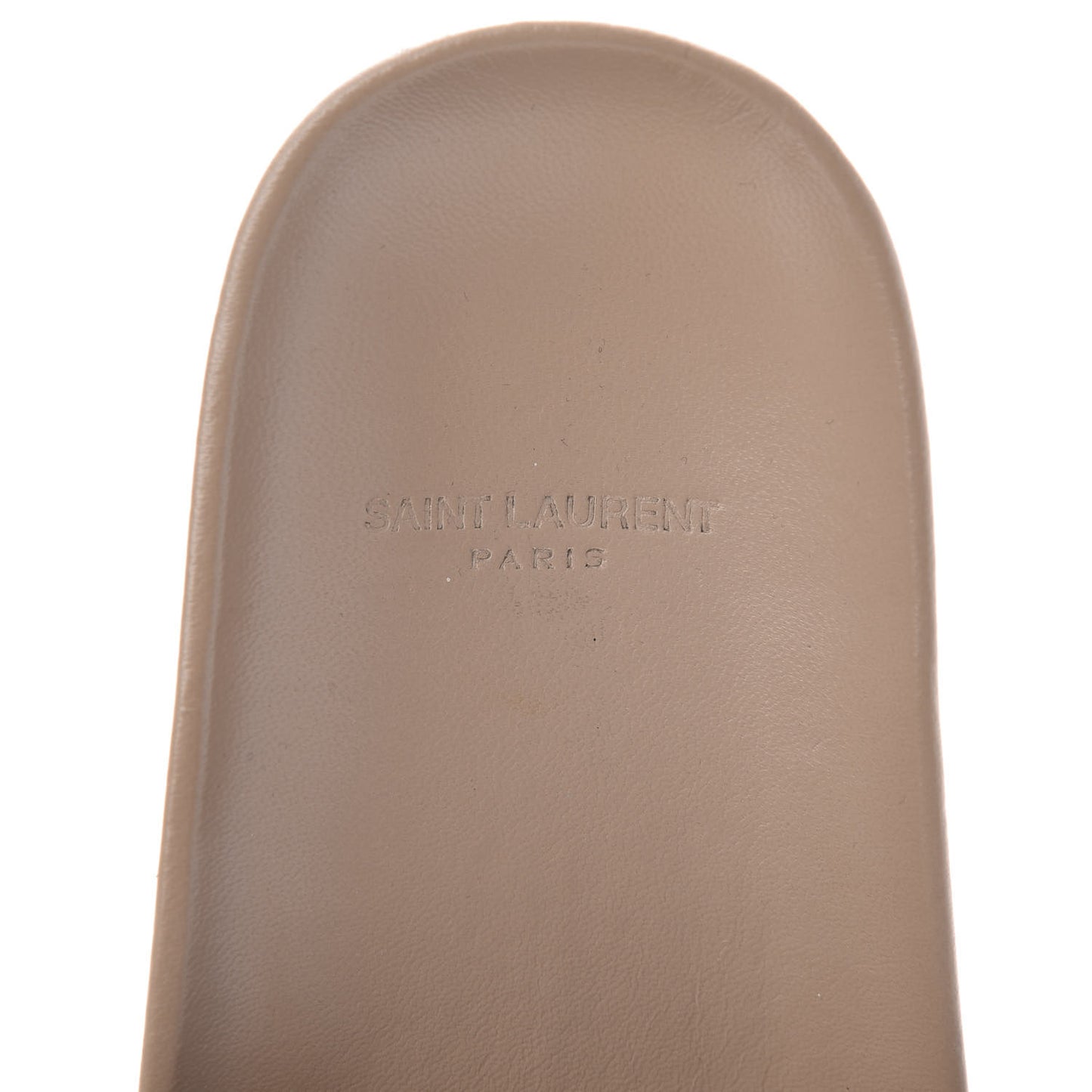 Lambskin Joan Slide Sandals 40 Nude