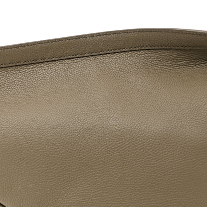 The Row Grained Calfskin Large Slouchy Banana Bag Elephant 8 of 10