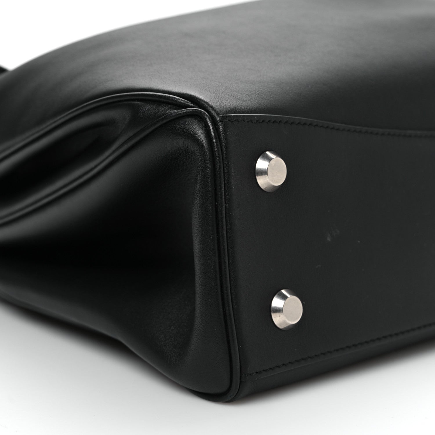 Balenciaga Natural Smooth Calfskin Medium Rodeo Top Handle Handbag Black 8 of 10