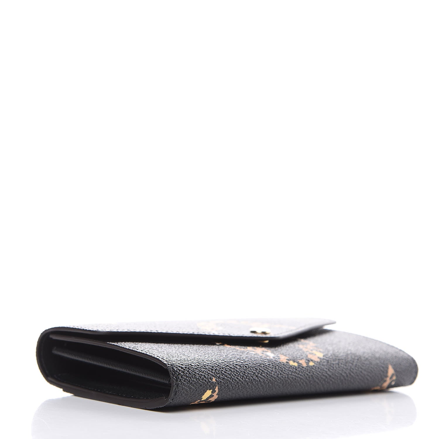 Louis Vuitton Monogram Giant Jungle Sarah Wallet Black 4 of 6