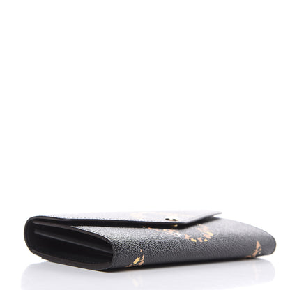 Louis Vuitton Monogram Giant Jungle Sarah Wallet Black 4 of 6