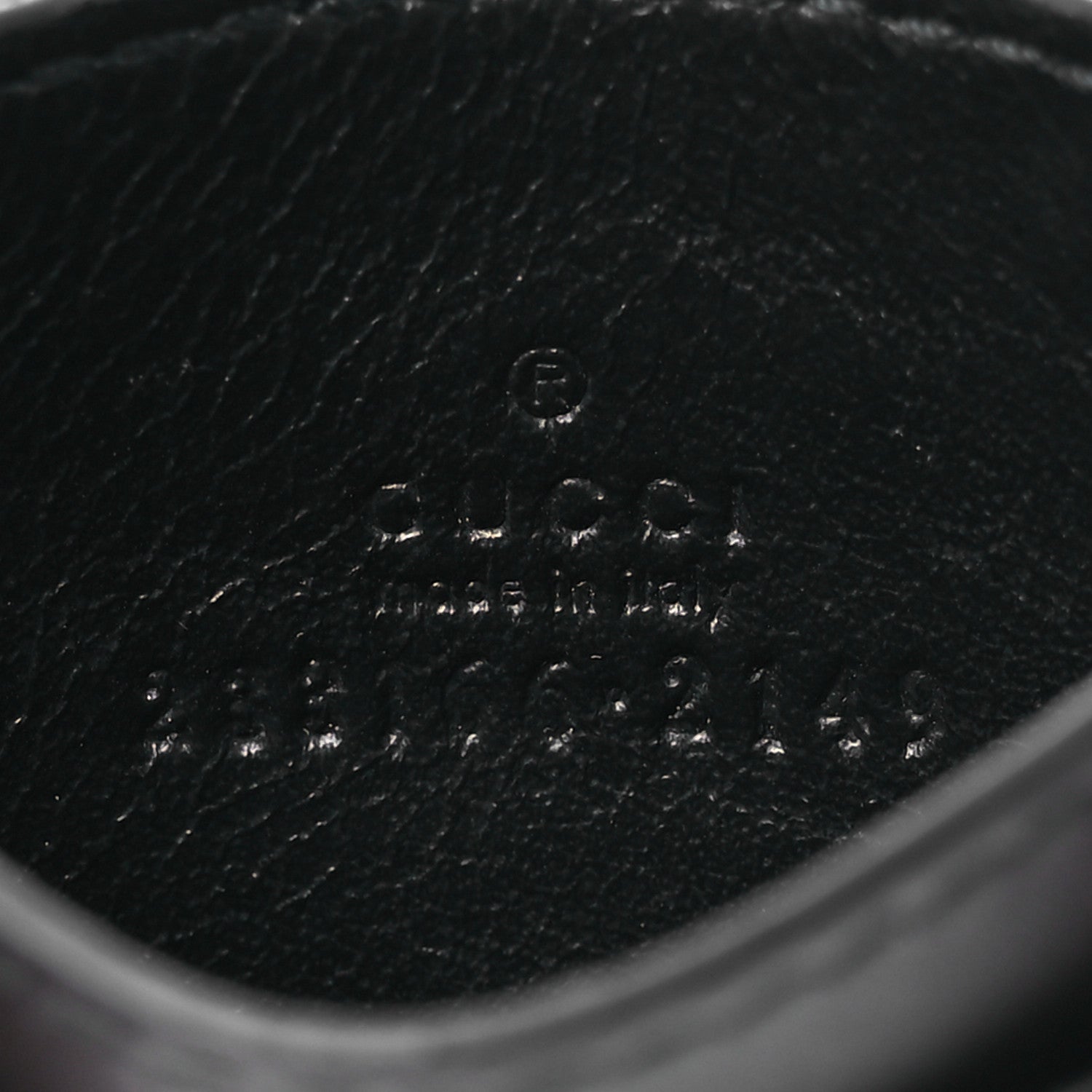 Gucci GG Supreme Monogram Bees Card Holder Black 8 of 8