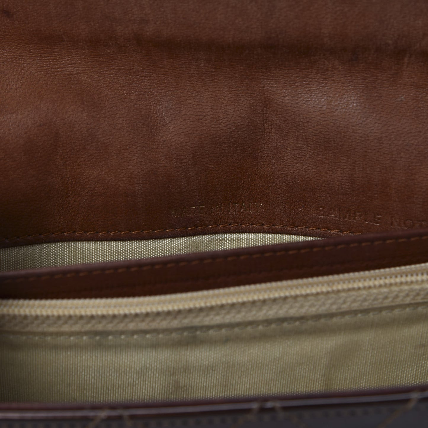 Patent Calfskin Quilted Boy Wallet On Chain WOC Brown
