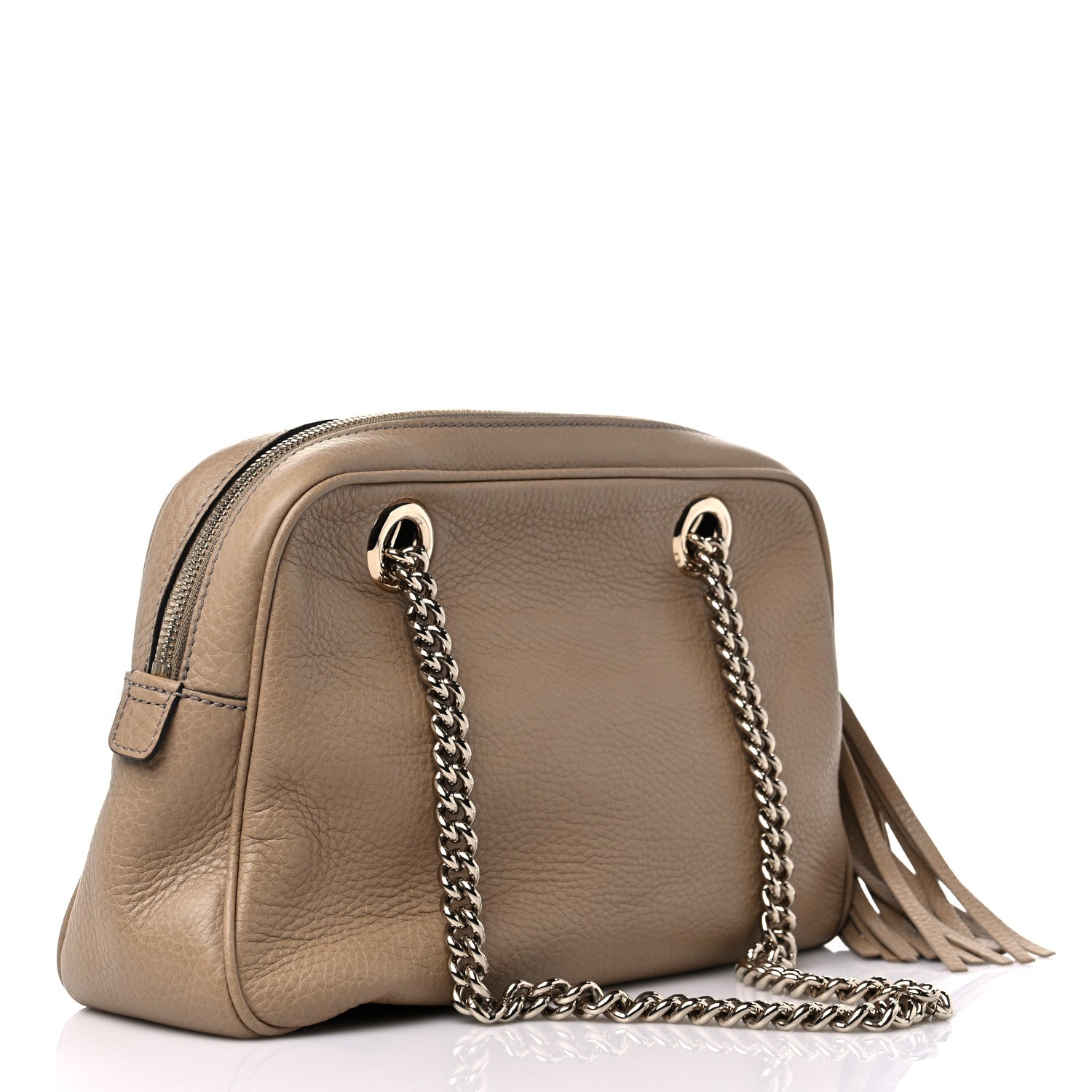 Gucci Pebbled Calfskin Small Soho Bowler Camelia 2 of 9
