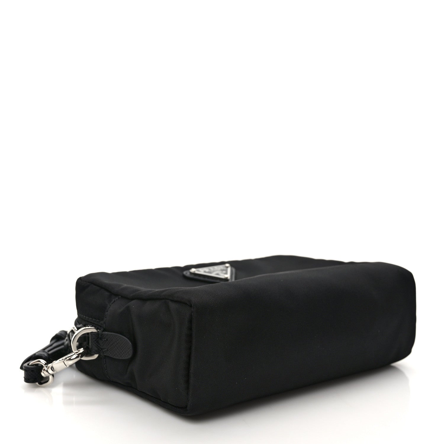 Prada Tessuto Nylon Saffiano Wristlet Black 4 of 6