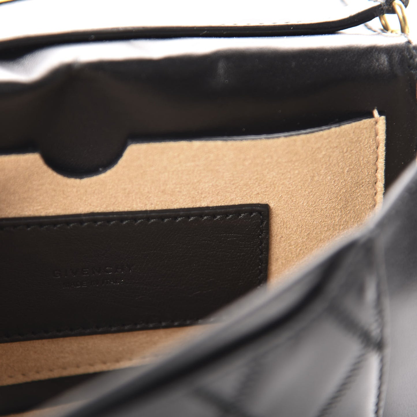 Goatskin Quilted GV3 Mini Pocket Convertible Bag Black
