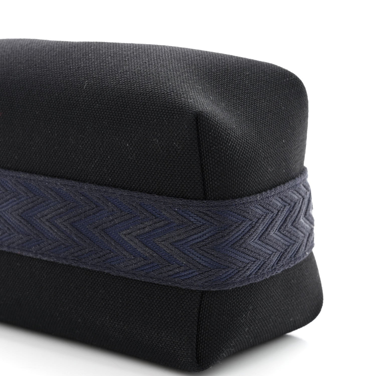 Hermes Canvas Small Bride-A-Brac Pouch Black Bleu Nuit 10 of 10