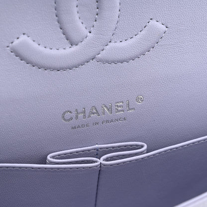 Chanel Caviar Quilted Medium Double Flap Light Purple 6 of 11