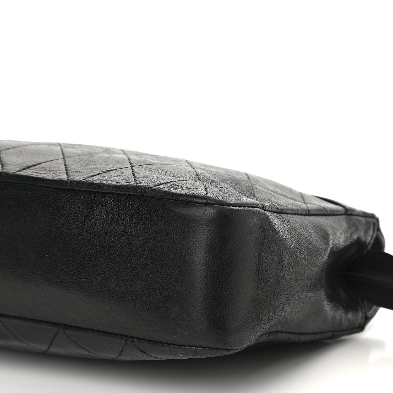 Chanel Lambskin Quilted Shoulder Bag Black 9 of 12