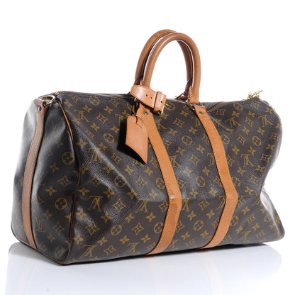 Louis Vuitton Monogram Keepall Bandouliere 45 3 of 9