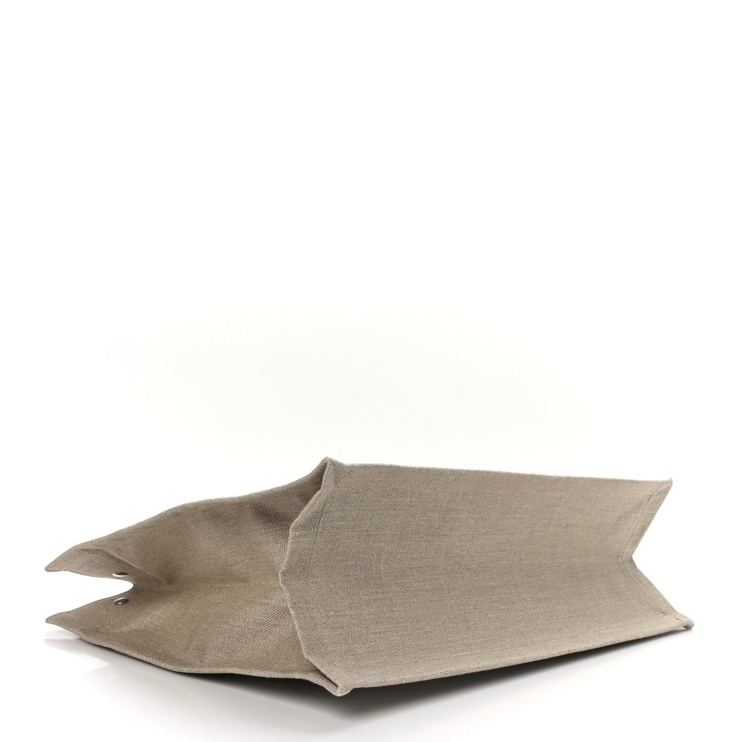 Linen Calfskin Rive Gauche Tote Optic White