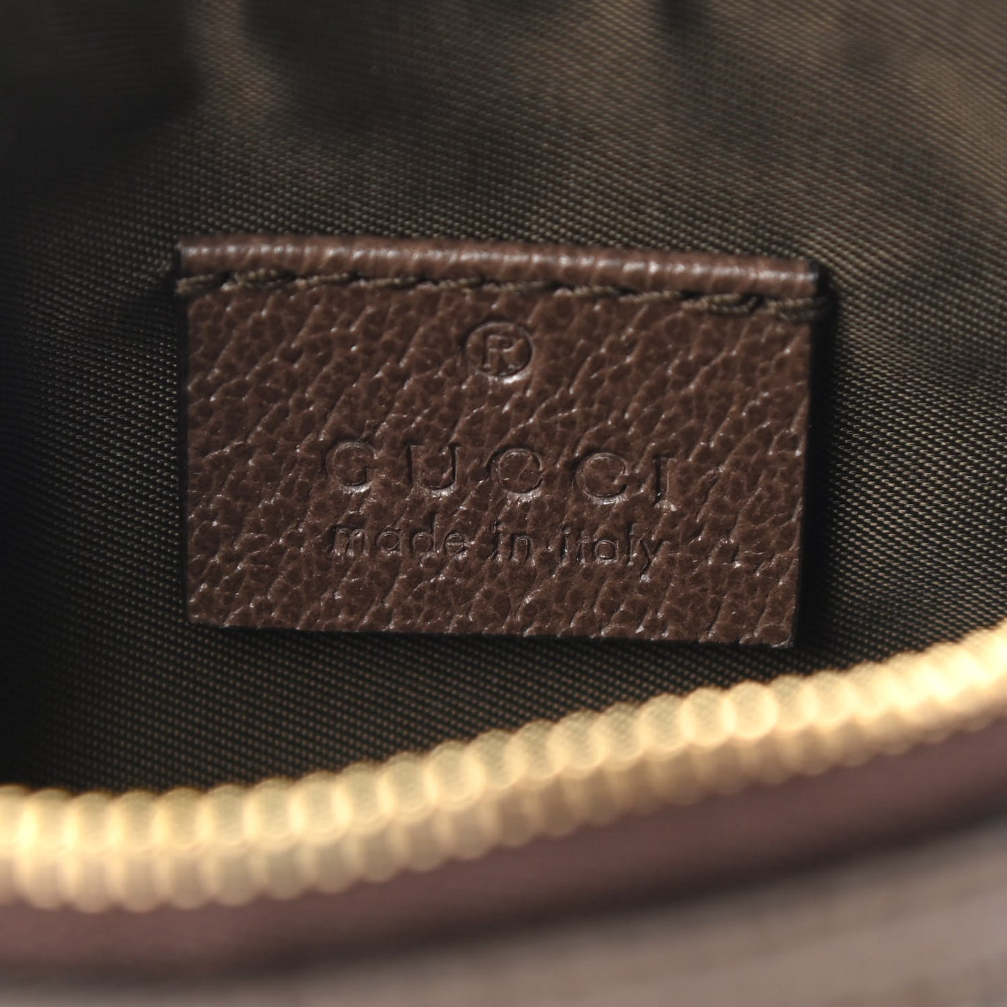 GG Supreme Monogram Web Ophidia Dome Key Pouch Beige New Acero