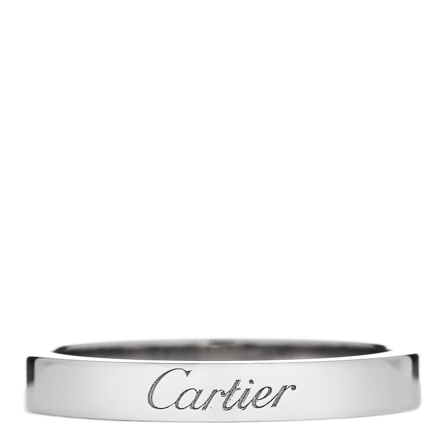 Platinum 3mm C De Cartier Wedding Band Ring 57 8