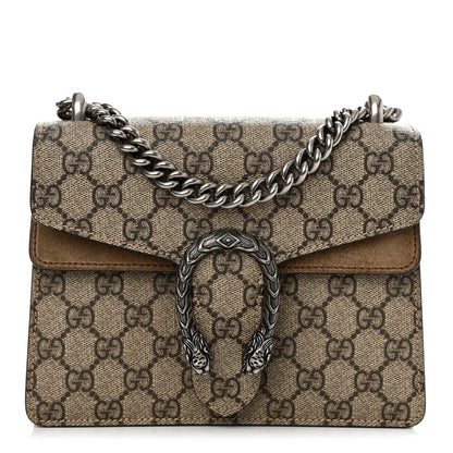 Gucci GG Supreme Monogram Mini Dionysus Shoulder Bag Taupe 1 of 10