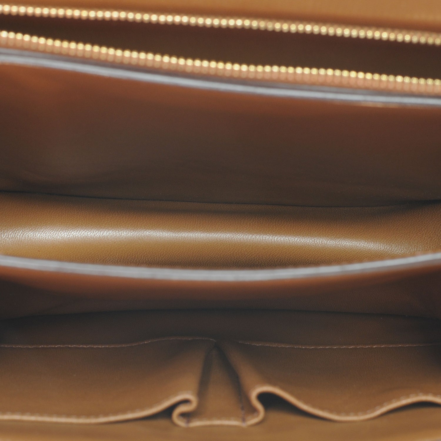 Celine Leather Medium Classic Box Flap Bag Camel 5 of 7