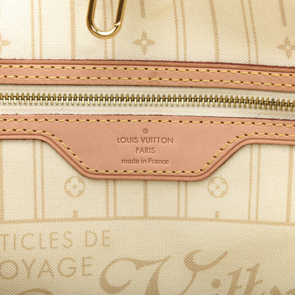 Louis Vuitton Damier Azur Neverfull MM 8 of 9