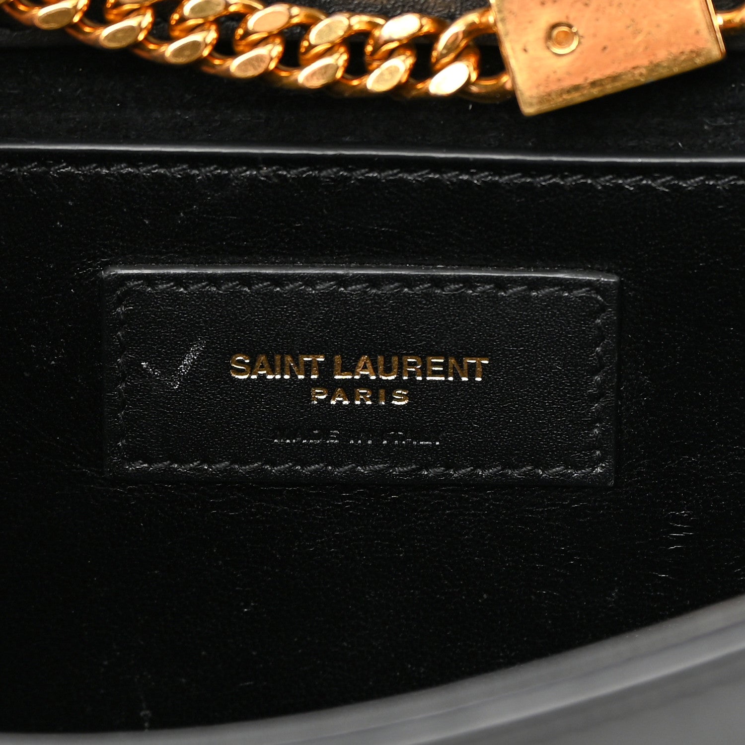 Saint Laurent Calfskin Small Classic Monogram Kate Tassel Satchel Black 6 of 17