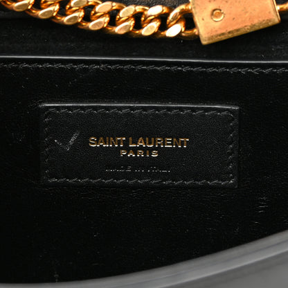 Saint Laurent Calfskin Small Classic Monogram Kate Tassel Satchel Black 6 of 17