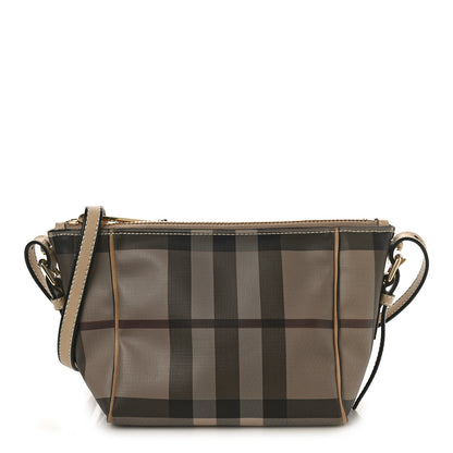Burberry Smoked Check Small Dartmoore Crossbody Trench 1 of 9