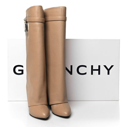 Givenchy Calfskin Shark Lock Pant Boots 40.5 Beige 9 of 9