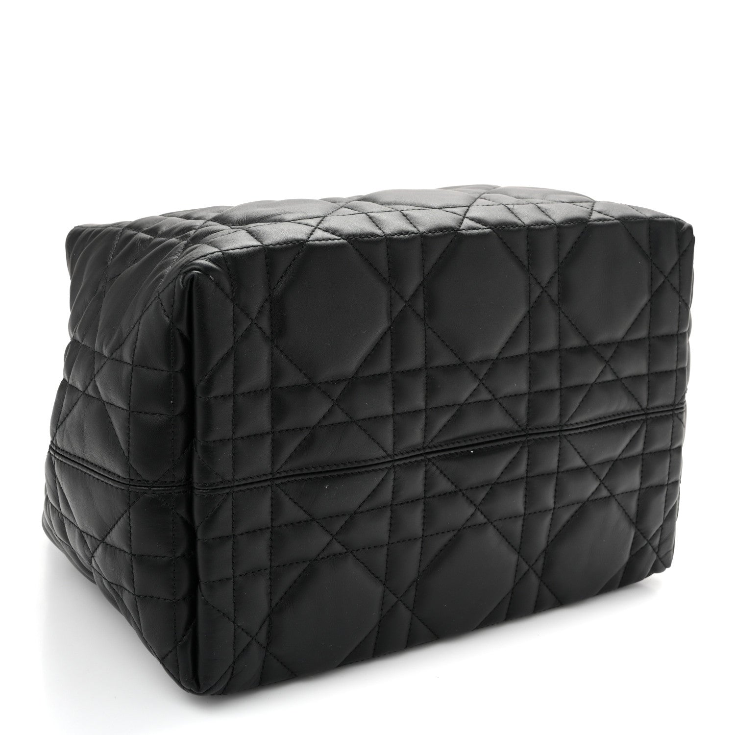 Christian Dior Calfskin Macrocannage Medium Toujours Black 4 of 10