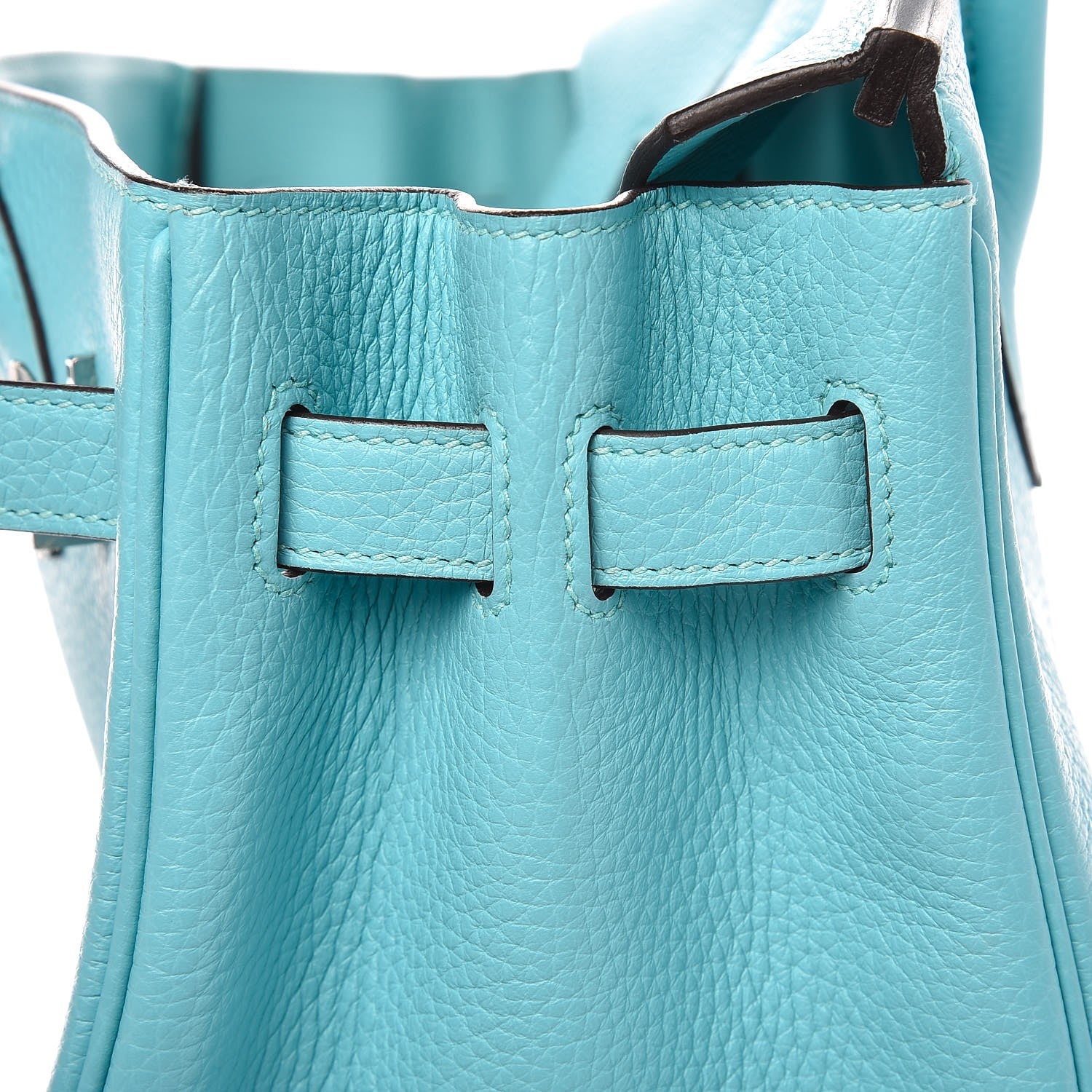 Hermes Taurillon Clemence Birkin 30 Bleu Atoll 25 of 34