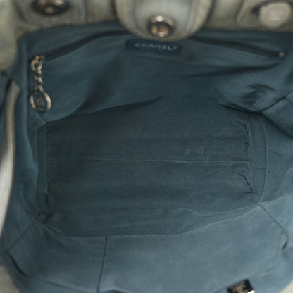 Chanel Denim Small Deauville Tote  Light Blue 6 of 12