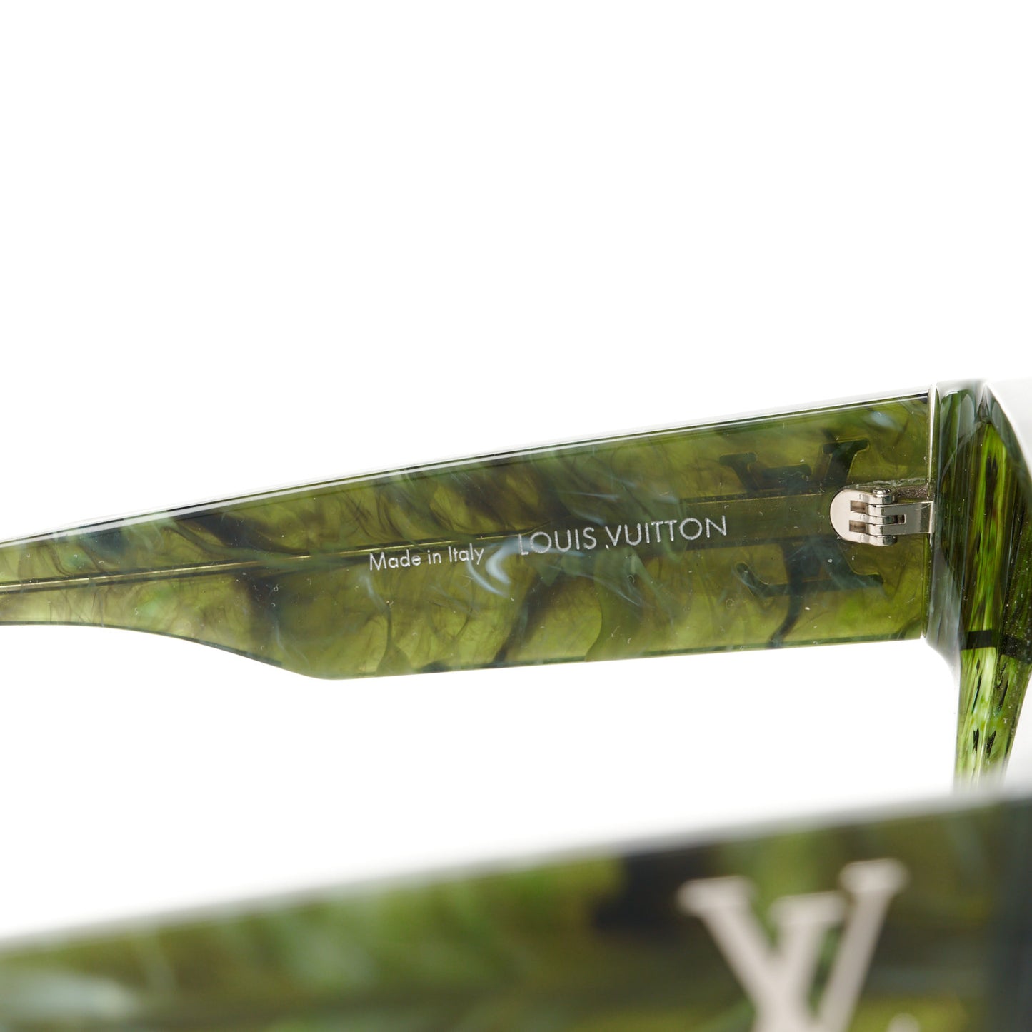 Acetate Marble Effect Swarovski Cyclone Sunglasses Z1552W Green