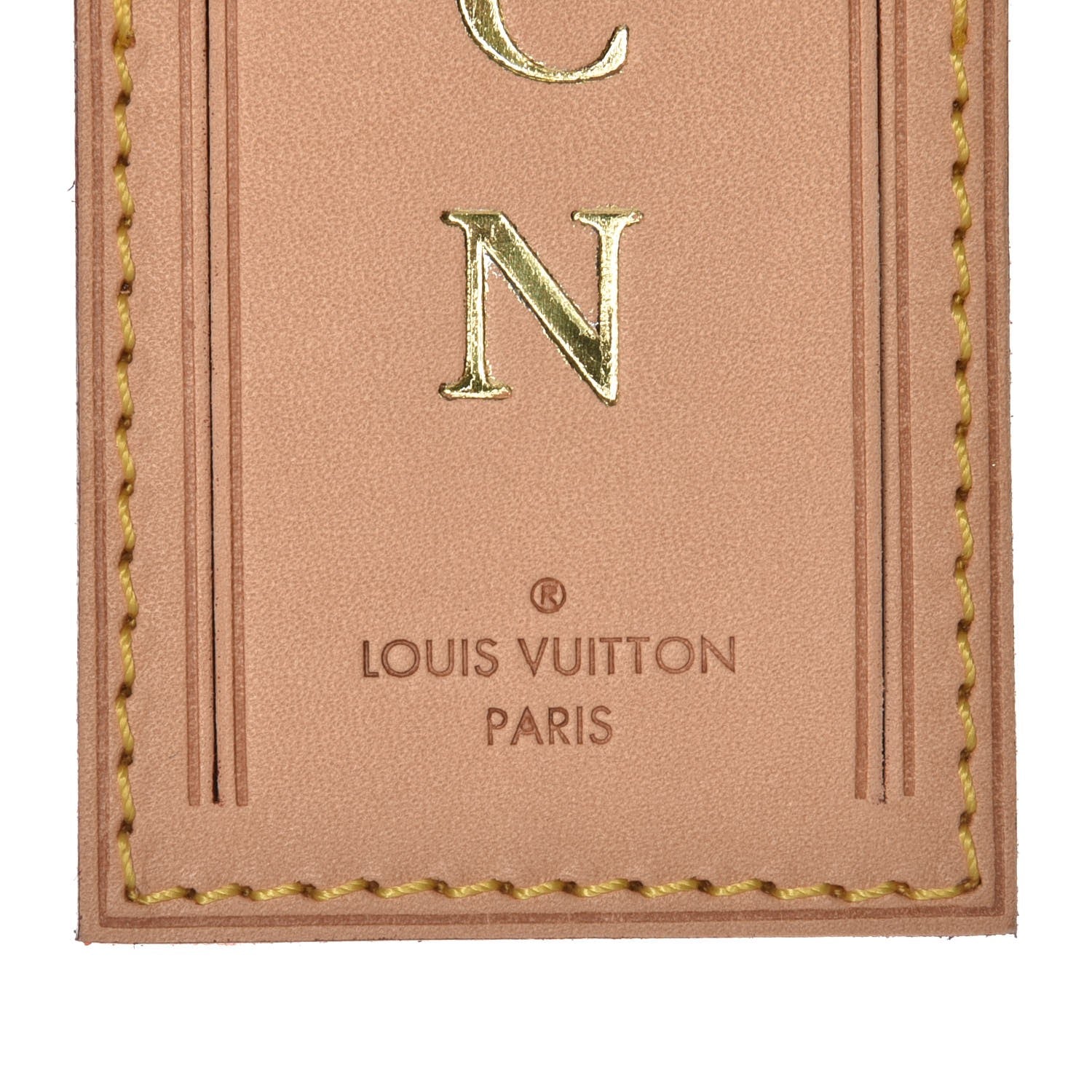 Louis Vuitton Vachetta Luggage Tag 5 of 5
