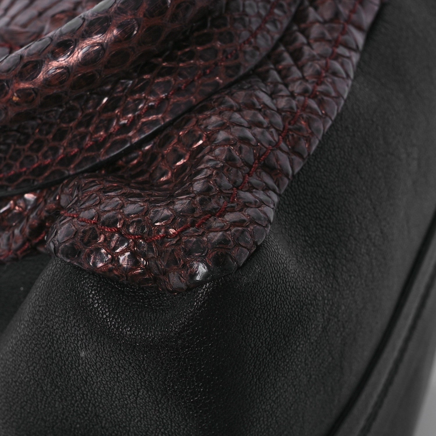 Chloe Snakeskin Medium Paraty Gold Berry 12 of 14