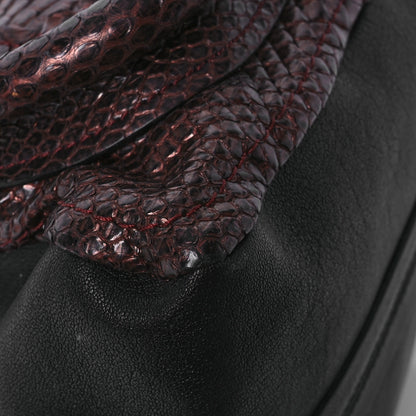 Chloe Snakeskin Medium Paraty Gold Berry 12 of 14