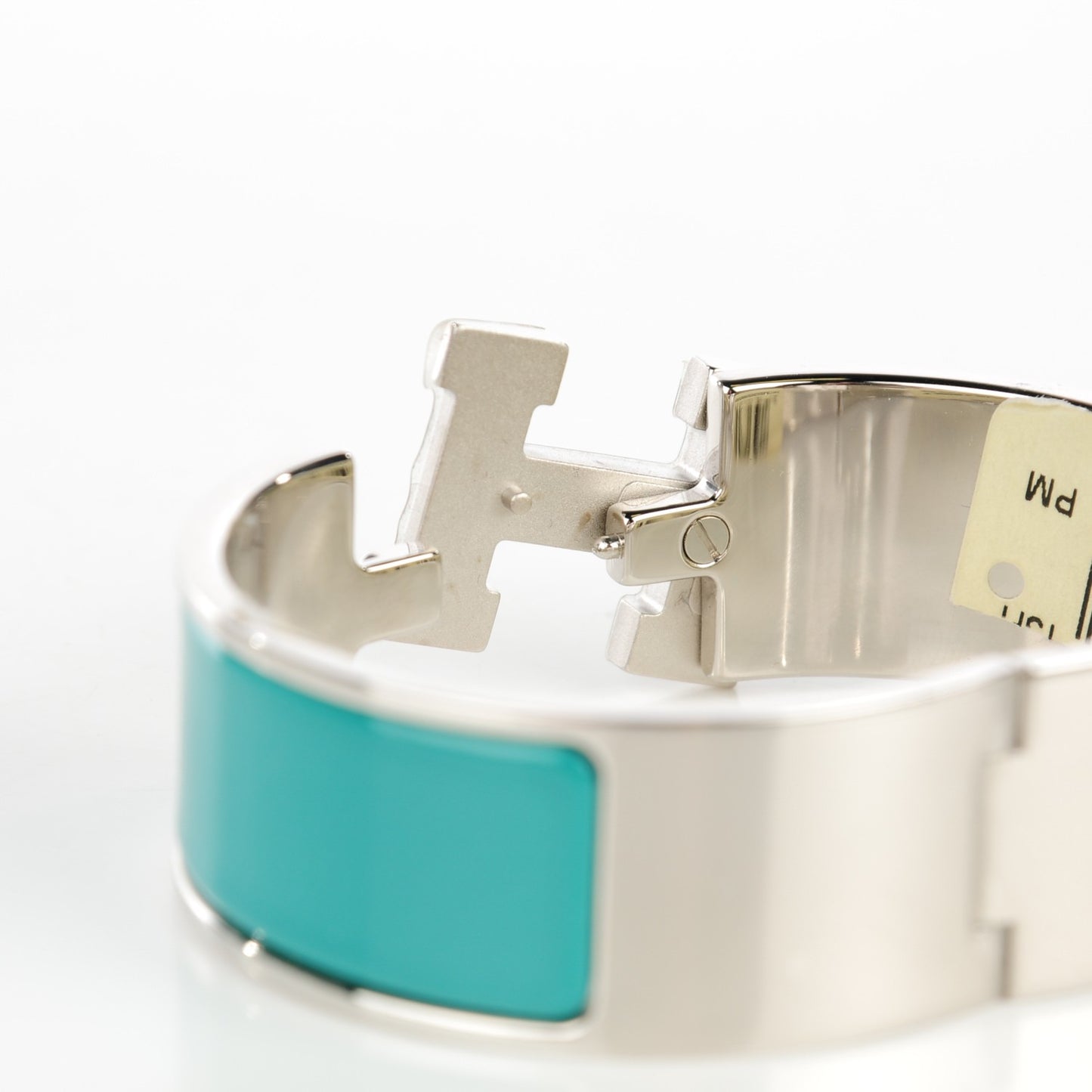 Enamel Wide Clic Clac H Bracelet PM Emeraude