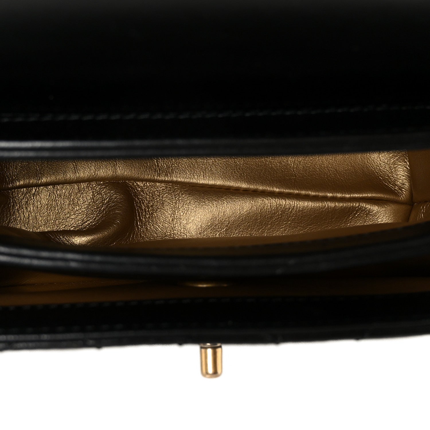 Chanel Lambskin Quilted Small Trendy Spirit Top Handle Bag Black 5 of 10