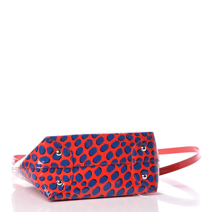 Louis Vuitton Vernis Jungle Dots Open Tote Coquelicot Denim 4 of 7