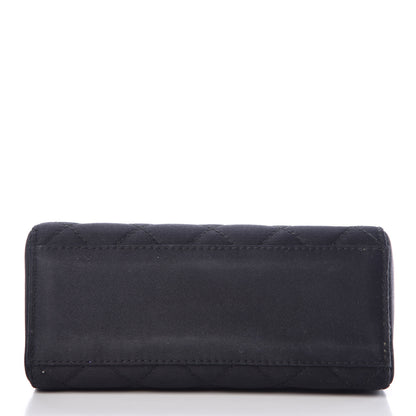 Chanel Satin Quilted Mini Flap Black 7 of 7