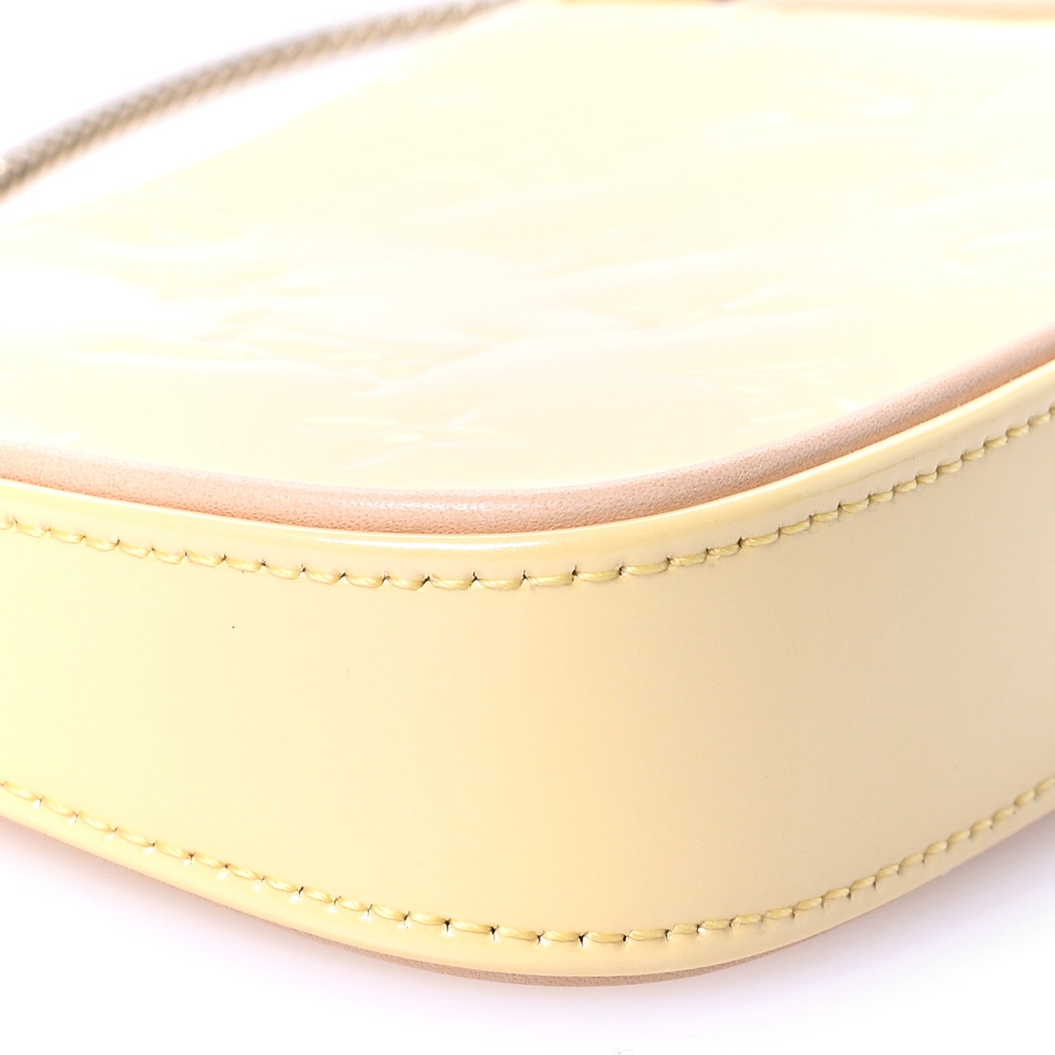 Louis Vuitton Metallic Vernis Valentine Mini Pochette Accessories Banana Fizz 8 of 10