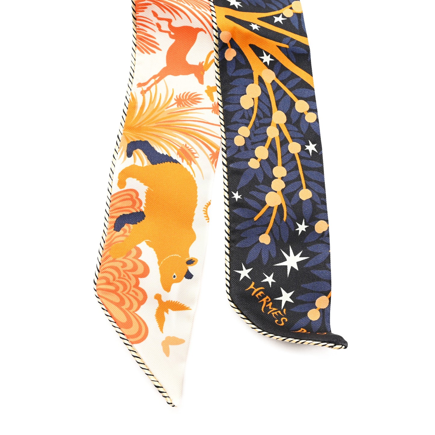 Silk Le Charme D Orphee Twilly Black Orange Creme