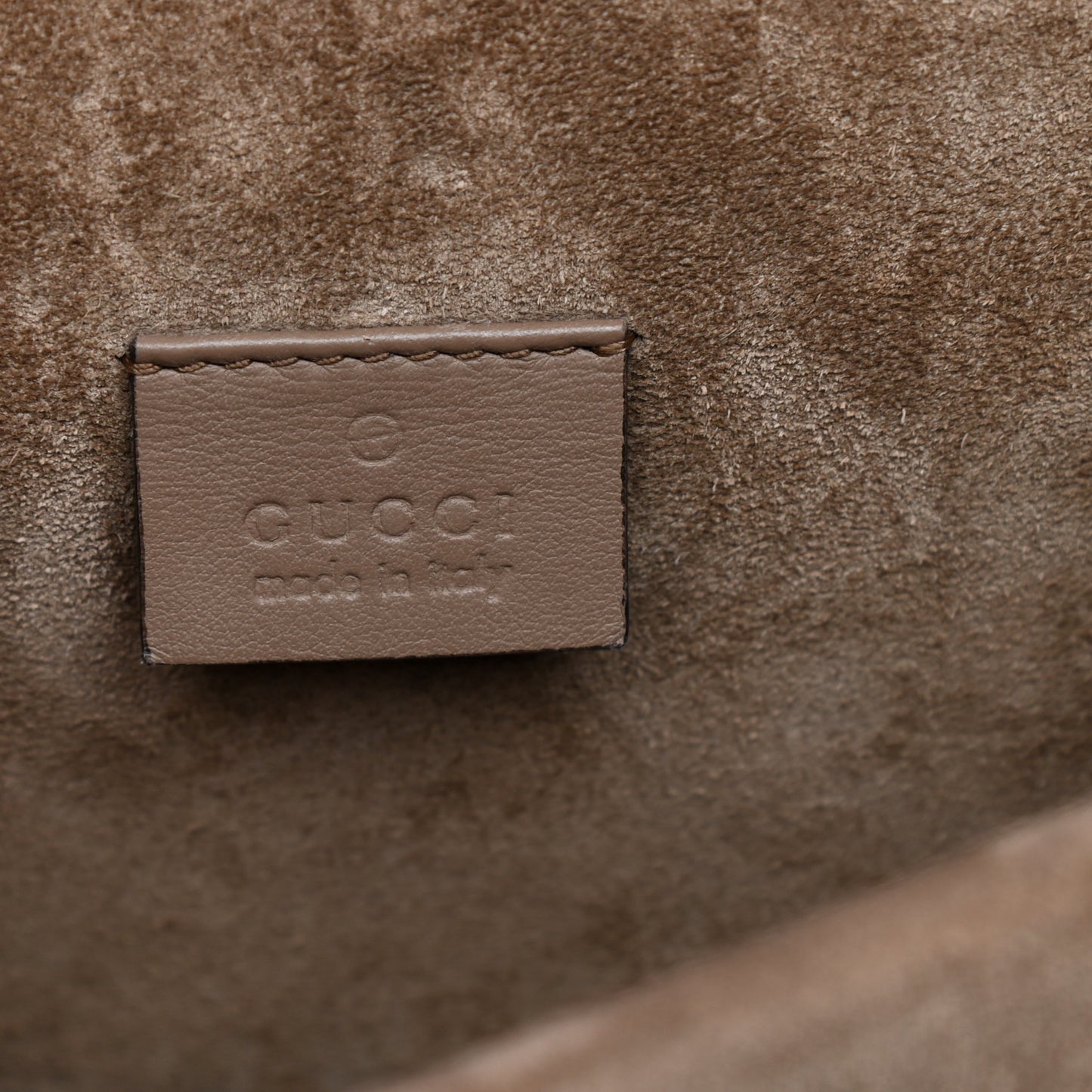 GG Supreme Monogram Mini Dionysus Shoulder Bag Taupe