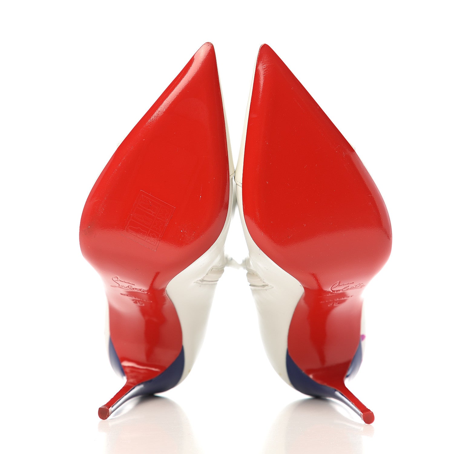 Christian Louboutin Calfskin In Love 100 Booties 35 White 5 of 9