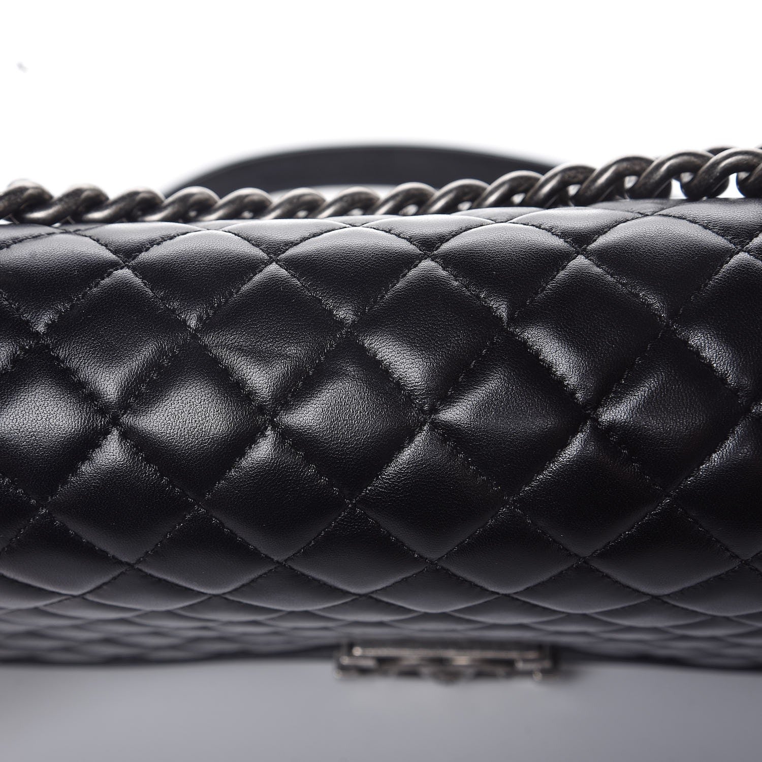 Chanel Lambskin Quilted New Medium Boy Flap Black 8 of 8