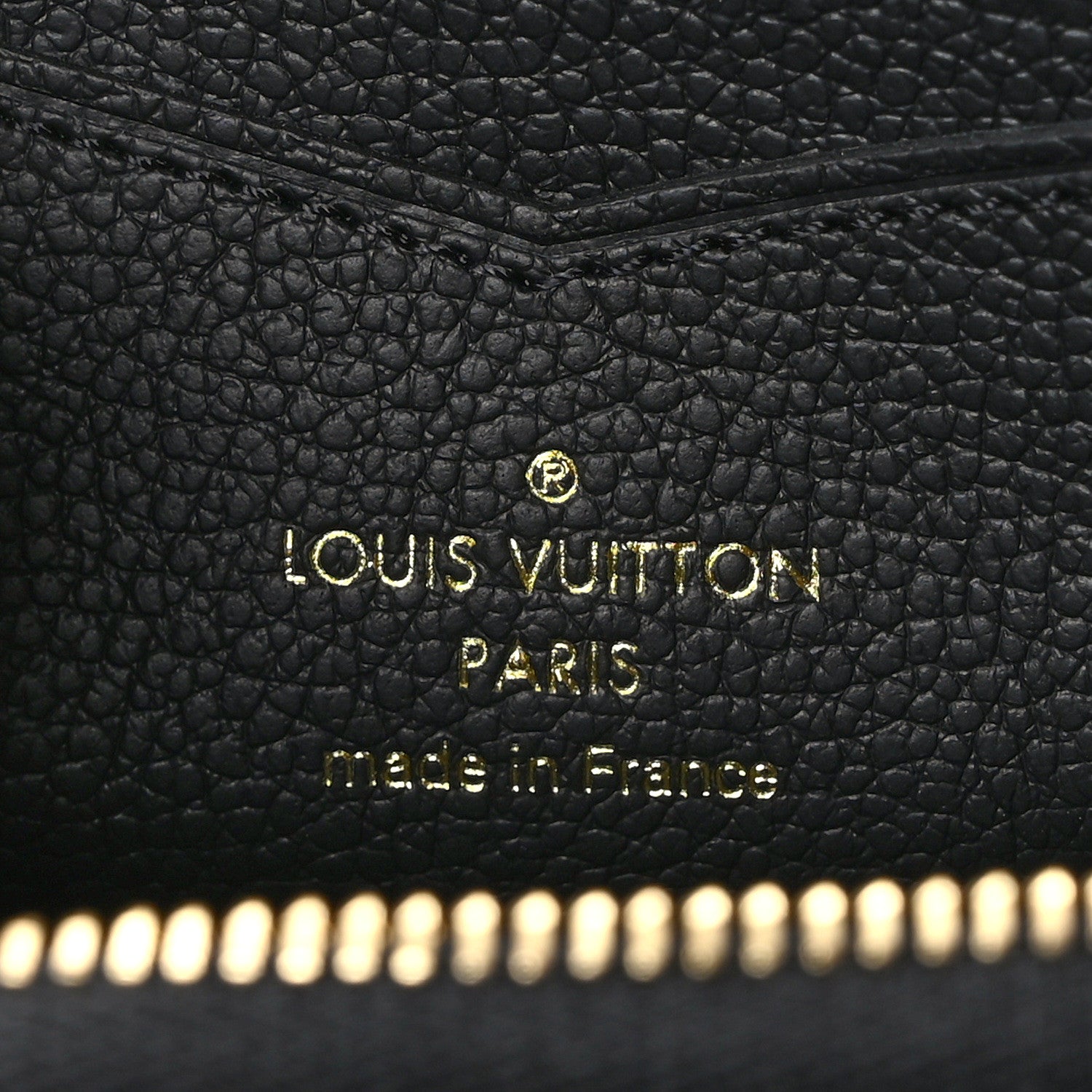 Louis Vuitton LOUIS VUITTON Empreinte Zippy Coin Purse Black 6 of 8