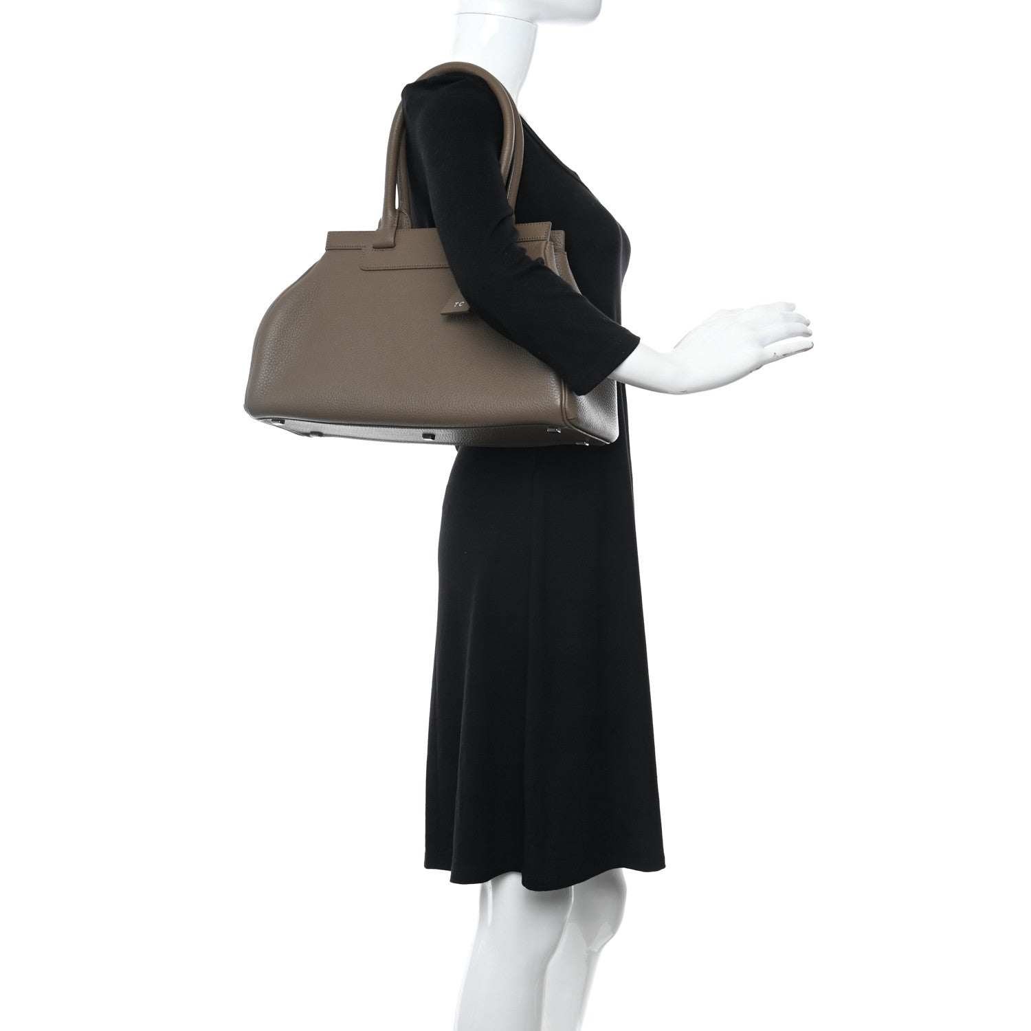 Moynat Taurillon Gex Pauline Tote Tourterelle 2 of 9